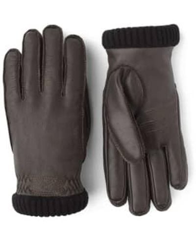 Hestra Deerskin Primaloft Glove Dark / M - Black