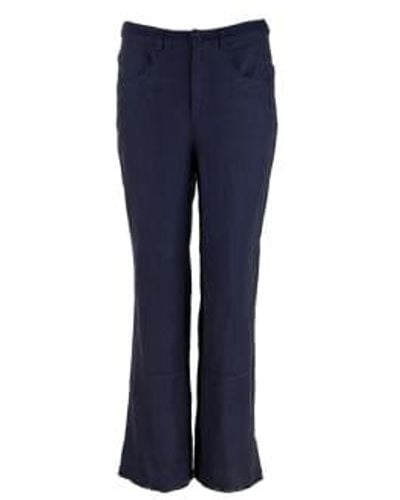 Humanoid Beyza Hemp Trousers Size Xs - Blue