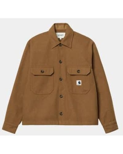 Carhartt Camisa w'wiston jac hamilton marrón