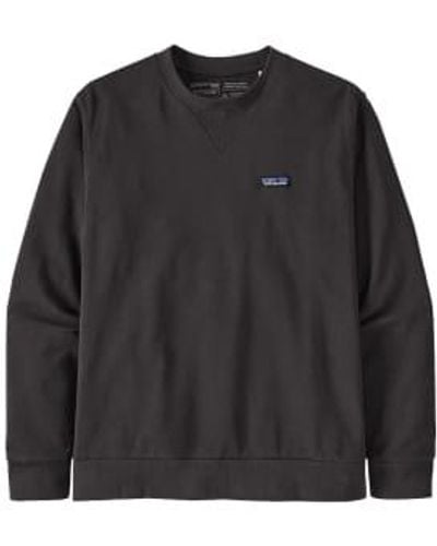 Patagonia Cotton Crewneck Sweatshirt Xs - Black