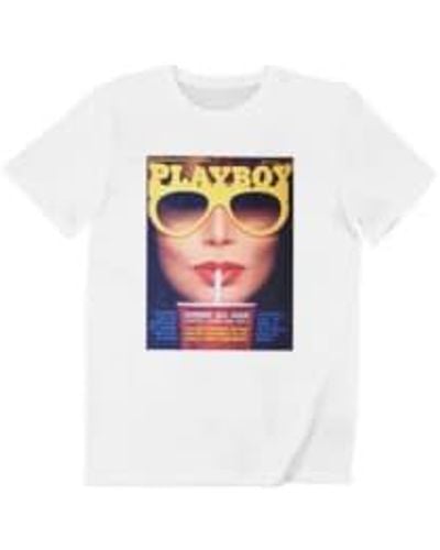 Made by moi Selection T-shirt playboy - Blanc