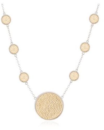 Anna Beck Large Station Collar Necklace - Metallic