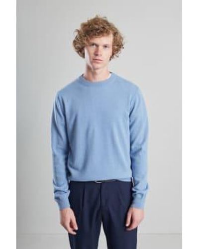 L'Exception Paris Light Cashmere Merino Blend Sweater S - Blue