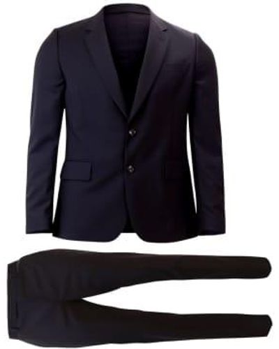 Paul Smith Dark Navy Gents Tailored Fit 2 Button Suit 36 - Blue