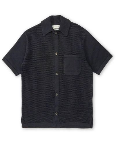 Oliver Spencer Shirt M / Navy - Black