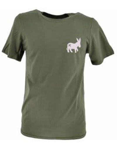 Sensa Cunisiun T Shirt Uomo Verde Militare