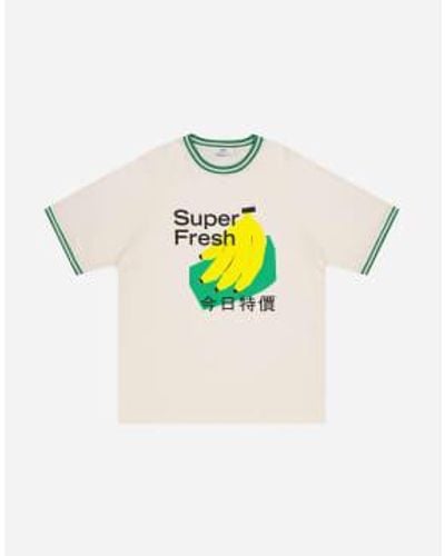 Olow Camiseta fresca gran tamaño marfil - Multicolor