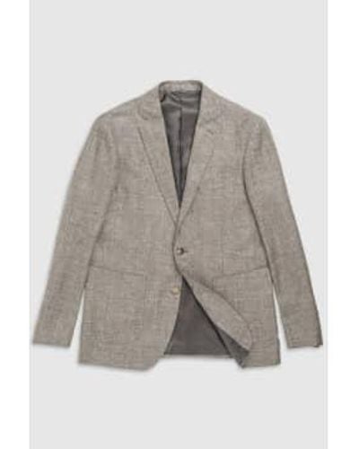 Rodd & Gunn Cascades Linen Blend 2button Jacket - Grey