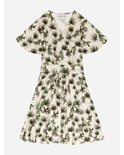Munthe Kilisu Dress Olive Uk 8 - White