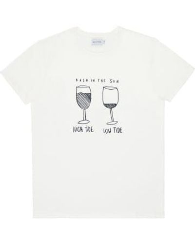 Bask In The Sun In The Sun T-shirt Marees S - White