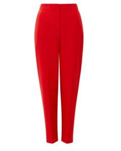 French Connection Echo Tapered Trousers - Rosso
