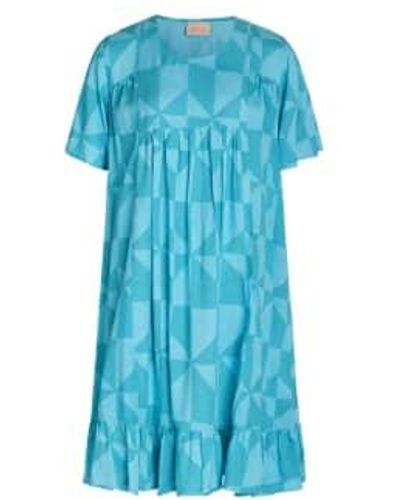 Unmade Copenhagen Tonia Dress And Blue Print M