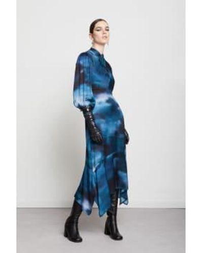 Ottod'Ame Viscose Wrap Dress 44 - Blue