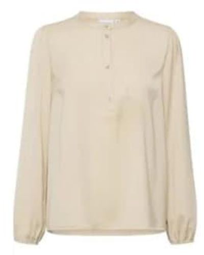 Saint Tropez Vanea Shirt In Creme - Neutro