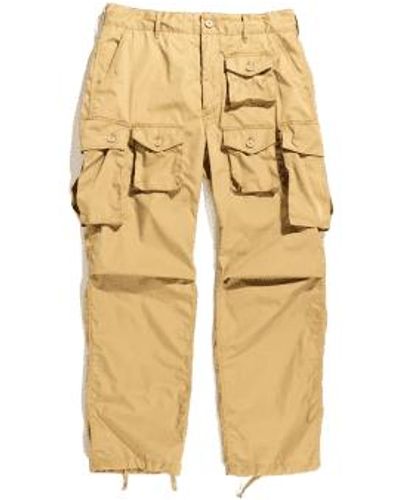 Engineered Garments FA Pant Cotton Ripstop Khaki - Natur