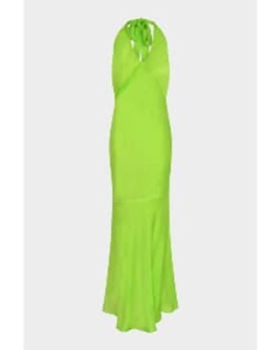 Olivia Rubin Colleen Maxi Slip Dress Uk 8 / - Green
