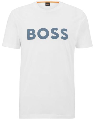 by Lyst BOSS Logo in T-shirt Black HUGO Men for BOSS |