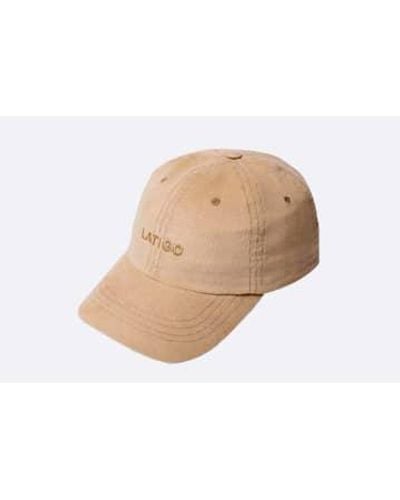 Latigo "chacun enseigne un" chapeau cloche en velours côtelé - Neutre