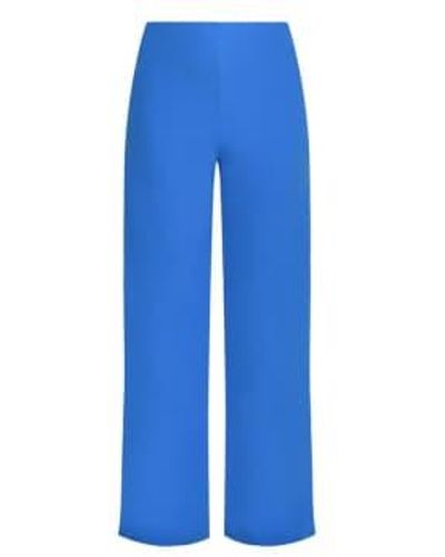 Sisters Point Neat Trousers Azure Xl - Blue