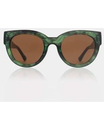 A.Kjærbede Marble Lilly Sunglasses O/s - Brown