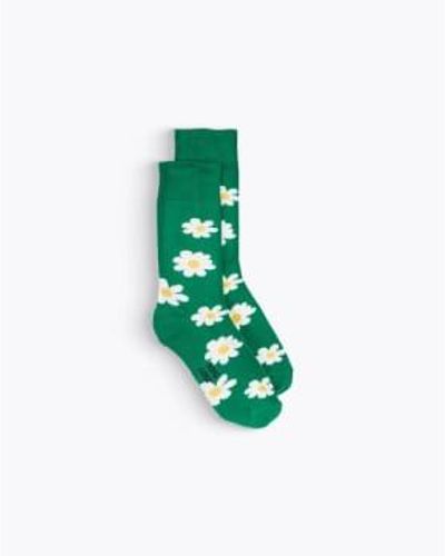 Homecore Chaussettes Fantasy Nature Flowers 39/42 / - Green