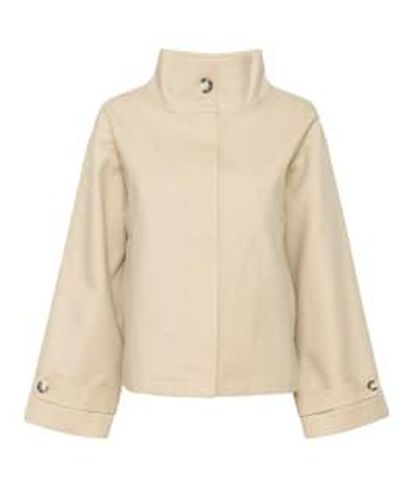 Soaked In Luxury Plaza Taupe Cade Jacke - Natur