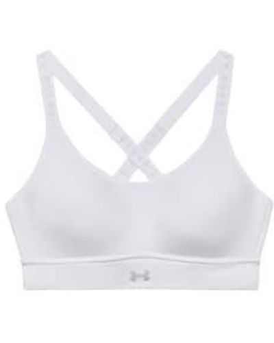 Under Armour Top infinity mid cubt sports donna /halo gray - Blanco