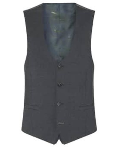 Remus Uomo Lucian Suit Waistcoat Charcoal 38" - Gray