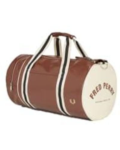 Fred Perry Classic Barrel Bag - Marrone