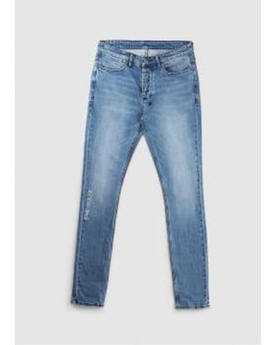 Ksubi Herren van winkle relik jeans aus - Blau