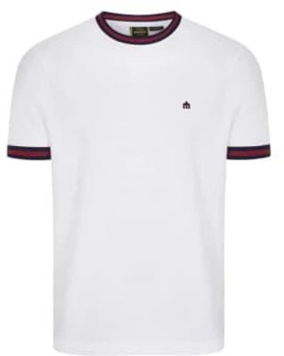 Merc London T-shirt redbridge - Blanc