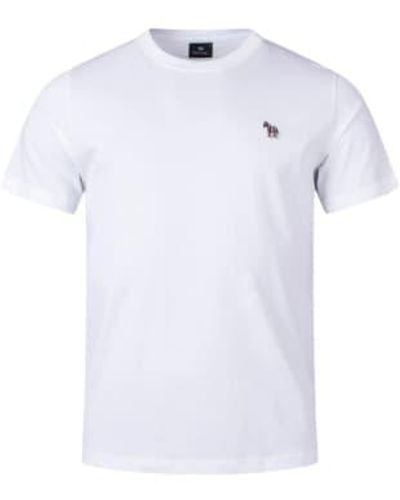 Paul Smith Camiseta cebra ajuste regular blanco