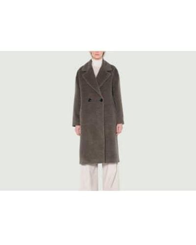MAISON LENER Uniface Coat S - Grey