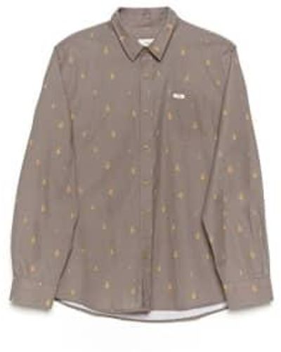 TIWEL Woodsmoke Sussey Shirt - Marrone