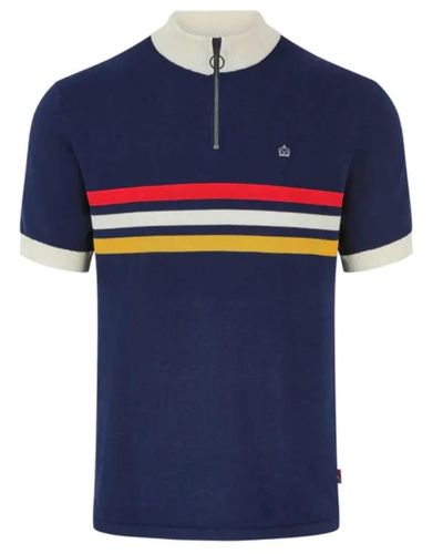 Merc of London Brighton T-Shirt Camiseta, Azul Marino, XS para Hombre:  : Moda