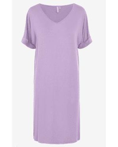 Pieces Lilac Neora Dress - Purple