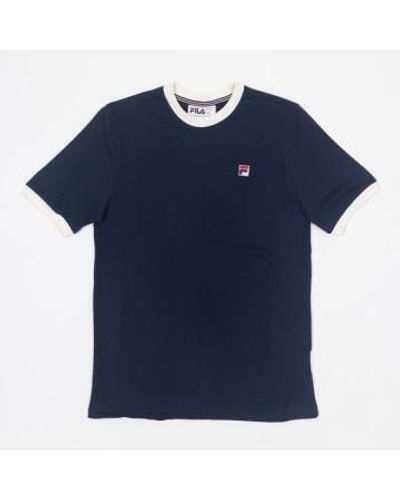 Fila T-shirt Marconi Essential Ringer en bleu marine