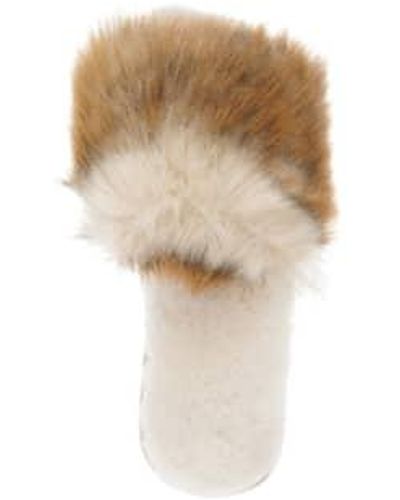 EMU Chestnut Myna Lava Slippers 36 - Natural