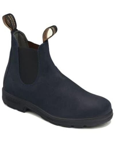 Blundstone Originals Series Boots 1912 Waxed Suede 1 - Blu