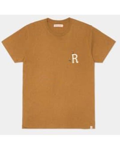 Revolution Escalador marrón claro 1328 camiseta