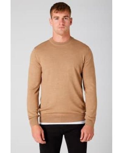 Remus Uomo Camel 58400 Knitwear Double Extra Large - Natural
