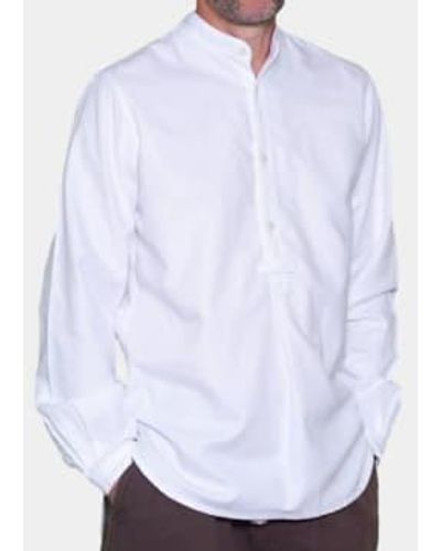 Yarmouth Oilskins Admiralty Shirt M - White