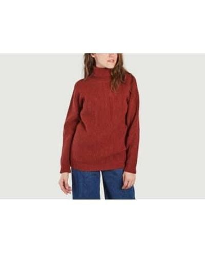 Thinking Mu Matilda Knitted Sweater - Rosso