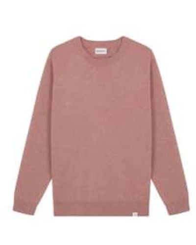 NOWADAYS Ash Signature Raglan Mouline Sweater S - Pink