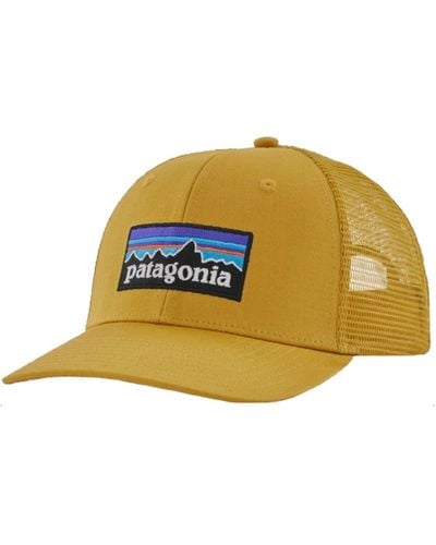 Patagonia Cappello P-6 Logo Trucker Gold - Yellow