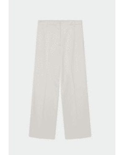 Day Birger et Mikkelsen Calle Star Soft Canvas Twill Trousers - Bianco