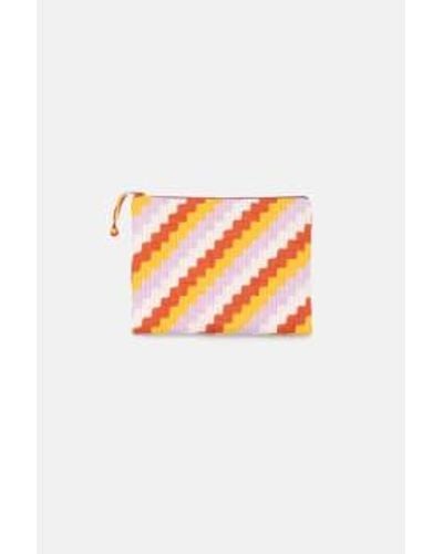 Compañía Fantástica Clutch Bag Colourful - Orange