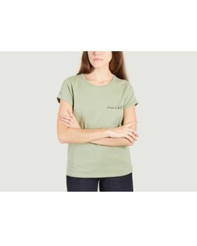 Maison Labiche Camiseta popindourt - Verde
