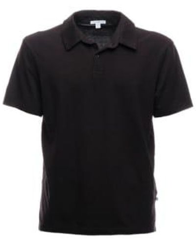 James Perse Msx3337 Blk T-shirt E Polo 2 - Black