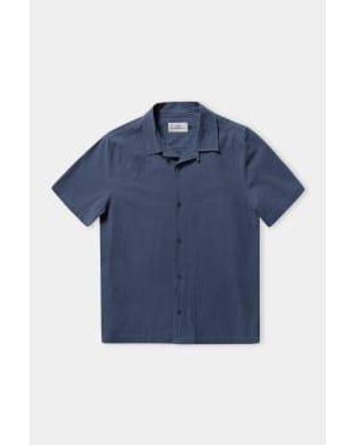 About Companions Eco Crincle Kuno Shirt - Blue